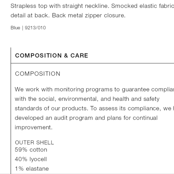 Zara TRF Corset Style Denim Top - Picture 7 of 7